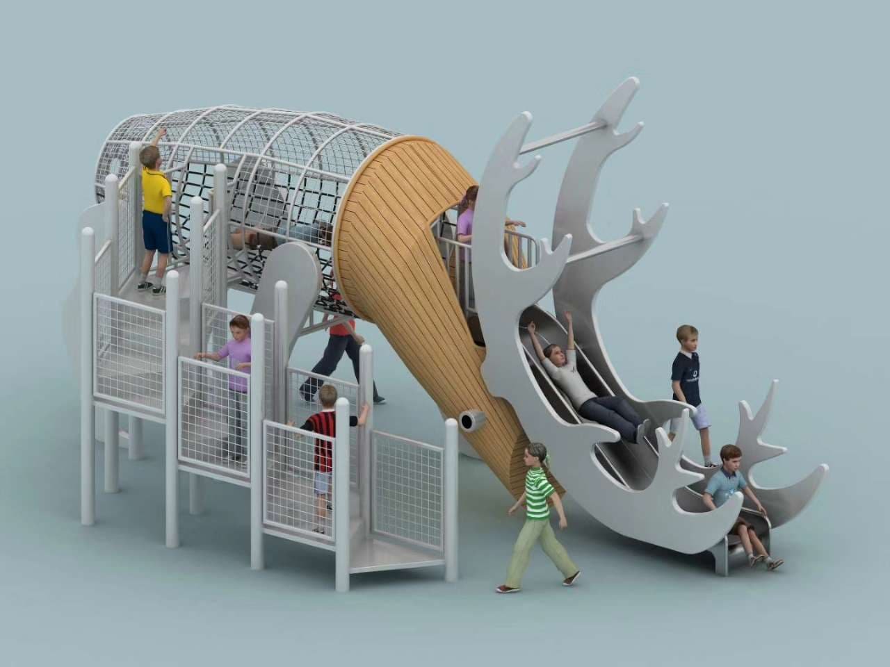 梅花鹿造型設施